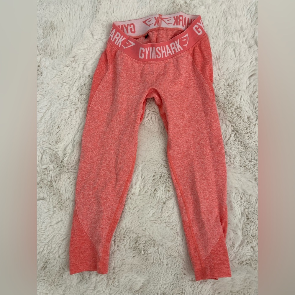 Gym Shark Pink Cropped Leggings